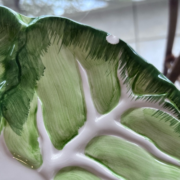 Vintage Ceramic Serving Platter by Palm Tree Co - Picture 9 of 9